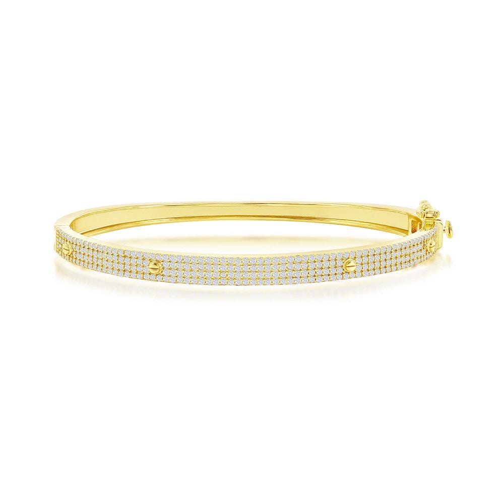 Micro Pave CZ Bangle