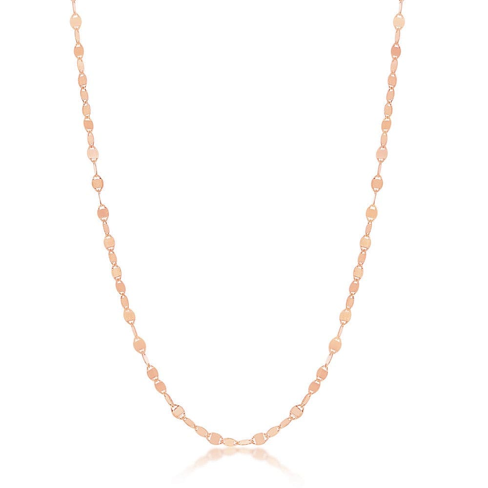 Flat Mirror Oval Chain