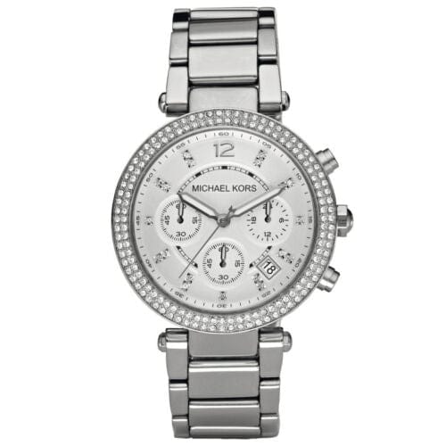 Michael Kors Ladies Stainless Steel Stone Set Watch MK5353