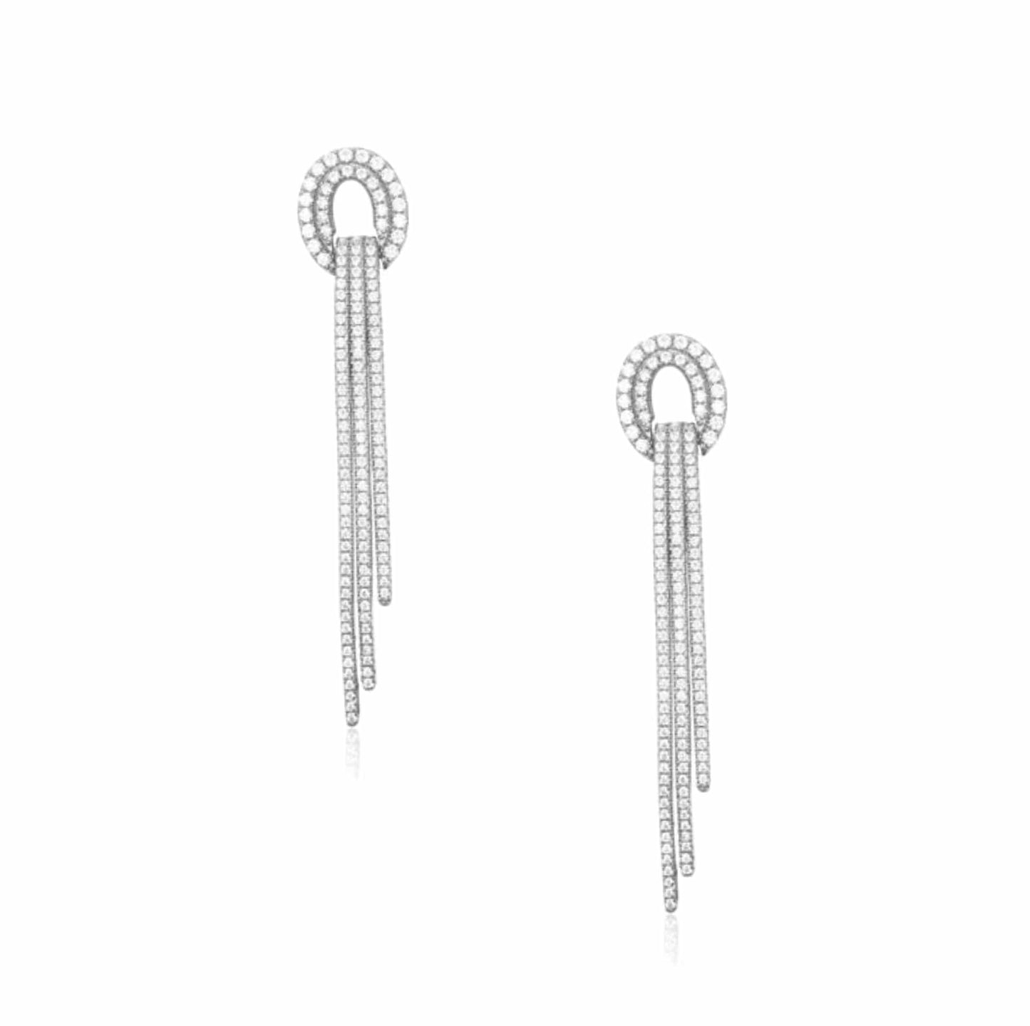 3 Strand Tassel Earrings