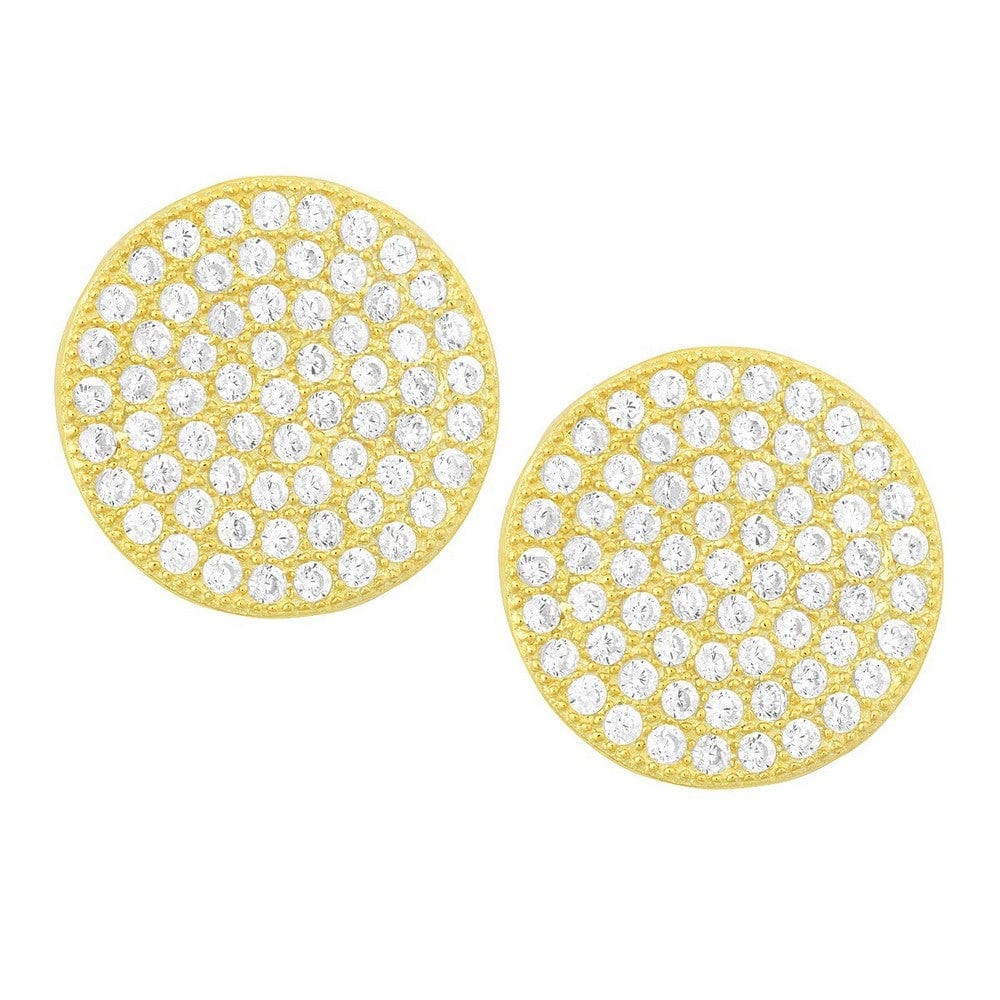 Micro Pave Cz Stud Earrings