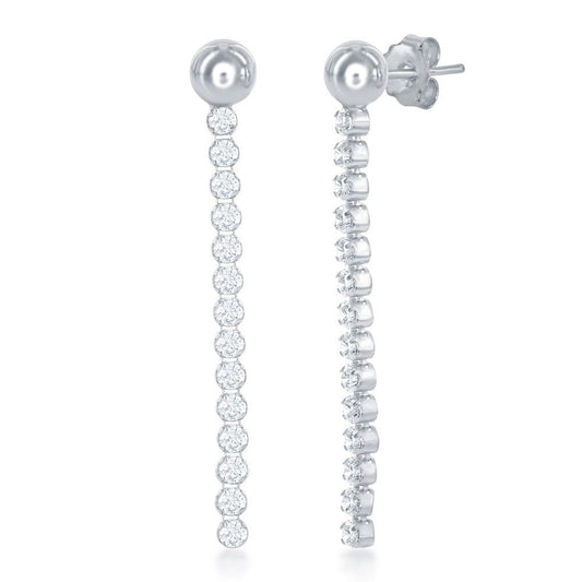 Long CZ Earrings