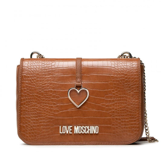 LOVE MOSCHINO Shoulder Bag with Heart Detail JC4266PP0DKF120A