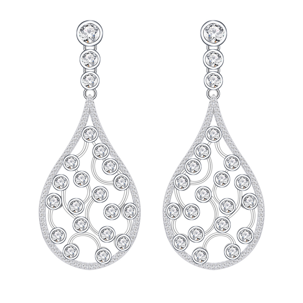 Tear Drop Drop Earrings