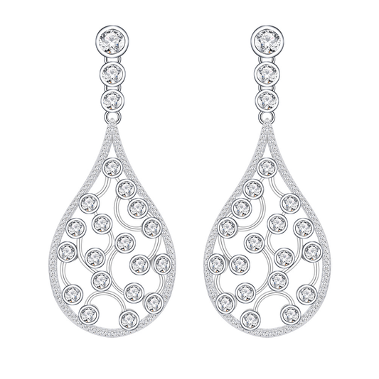 Tear Drop Drop Earrings