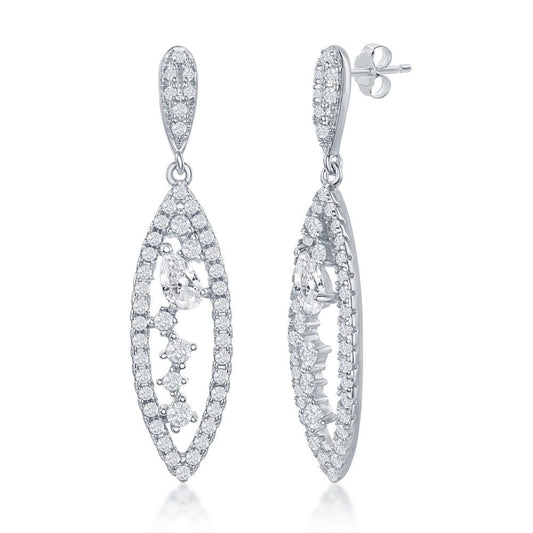 Marquise Multi-Shaped CZ Earrings