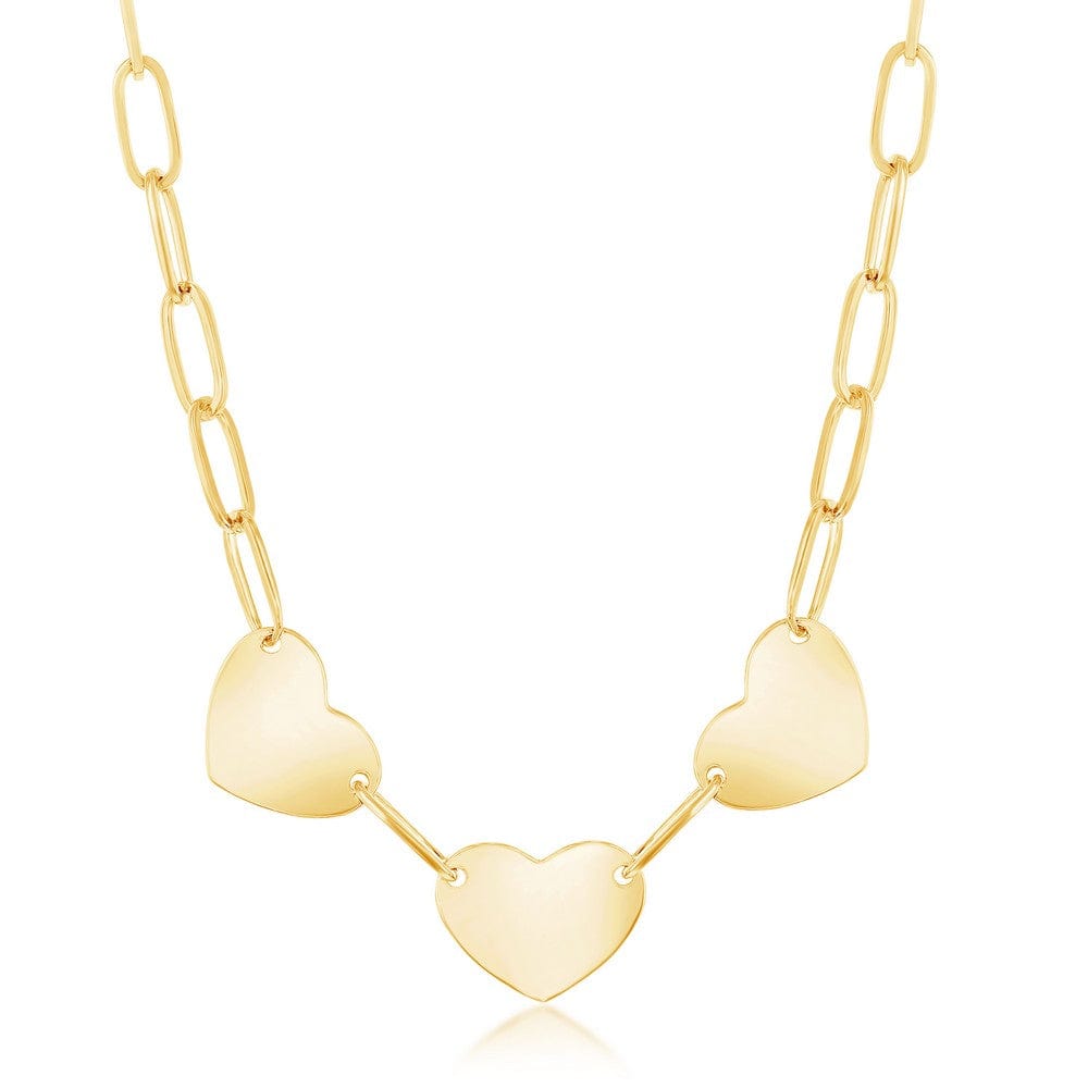 Triple Heart Necklace