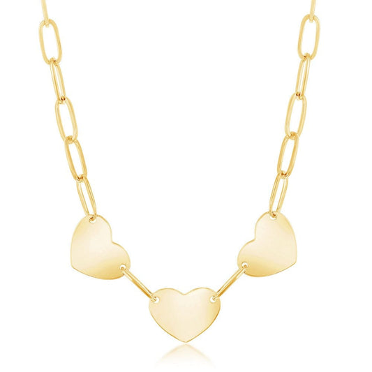 Triple Heart Necklace