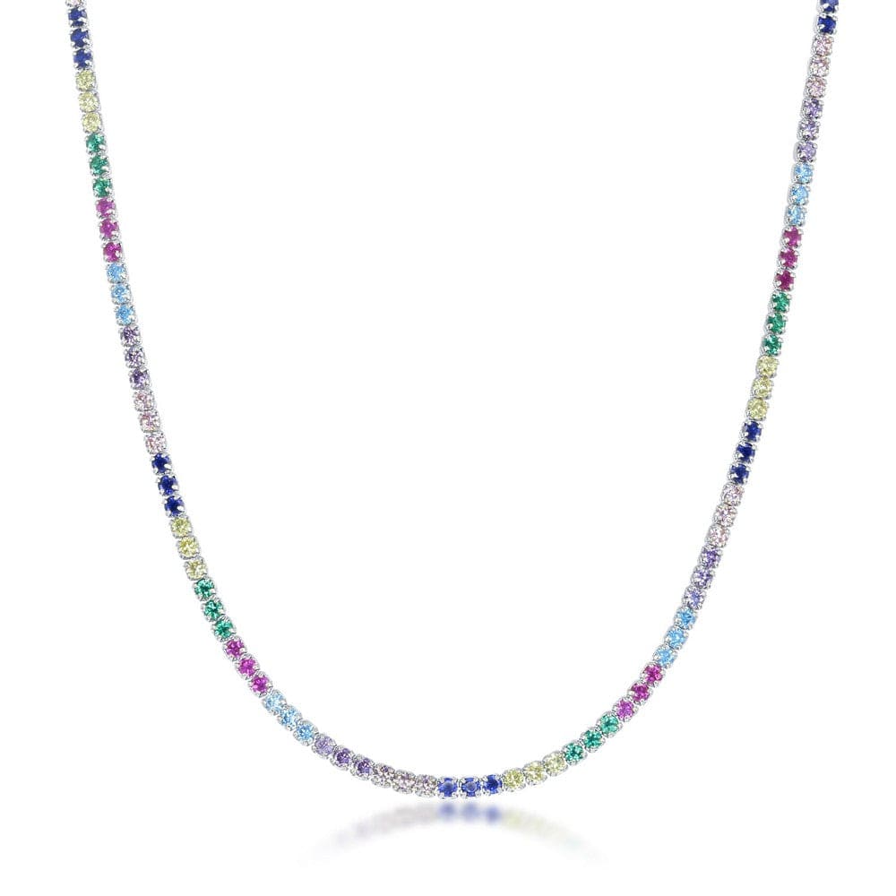 Rainbow CZ Choker