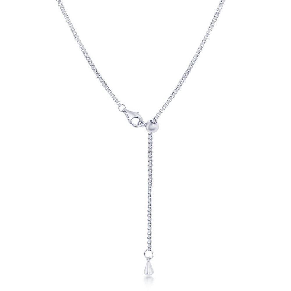 CZ Tennis Adjustable Necklace