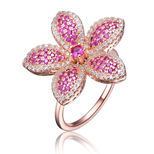 Flower Cz Ring