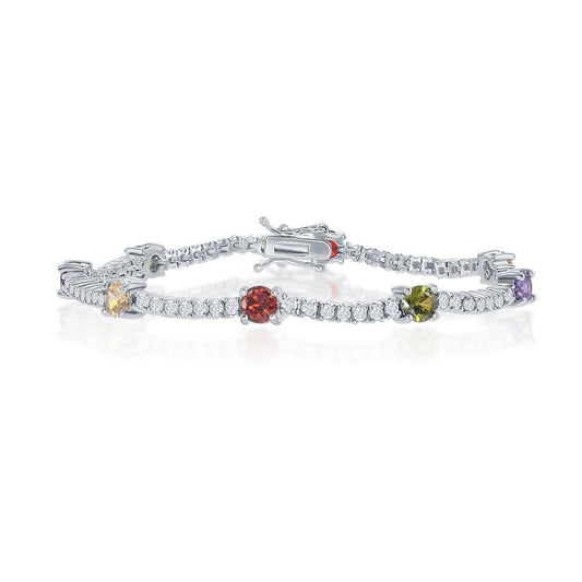 CZ Alternating Bracelet