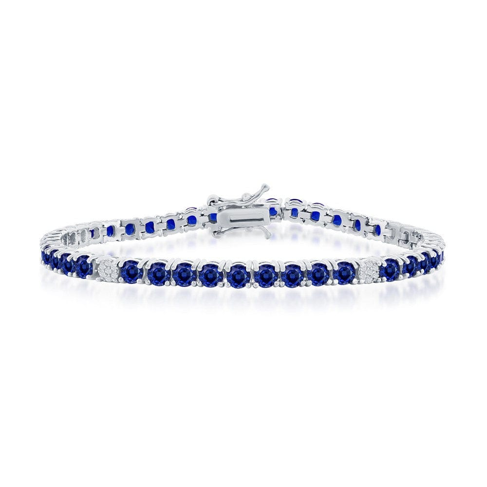 Round CZ Tennis Bracelet