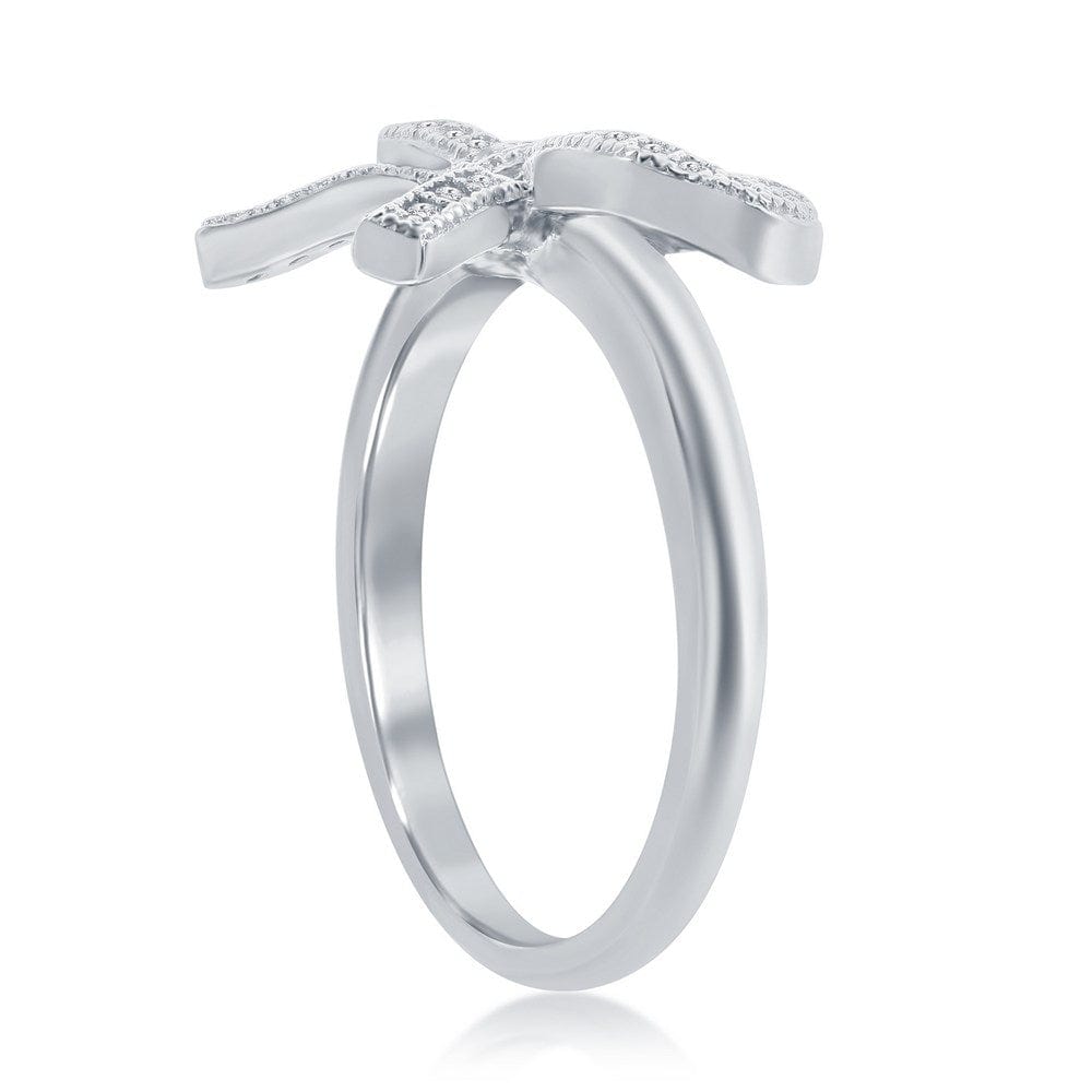 CZ Bow Ring